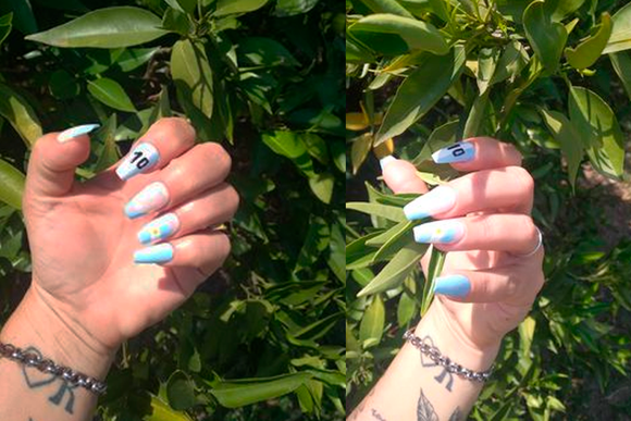¿Cómo vivís el Mundial?: Eli y sus uñas
