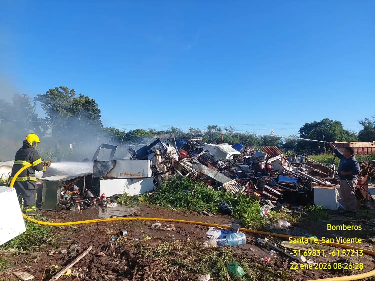 incendio platna de recupero de san vicente - 2