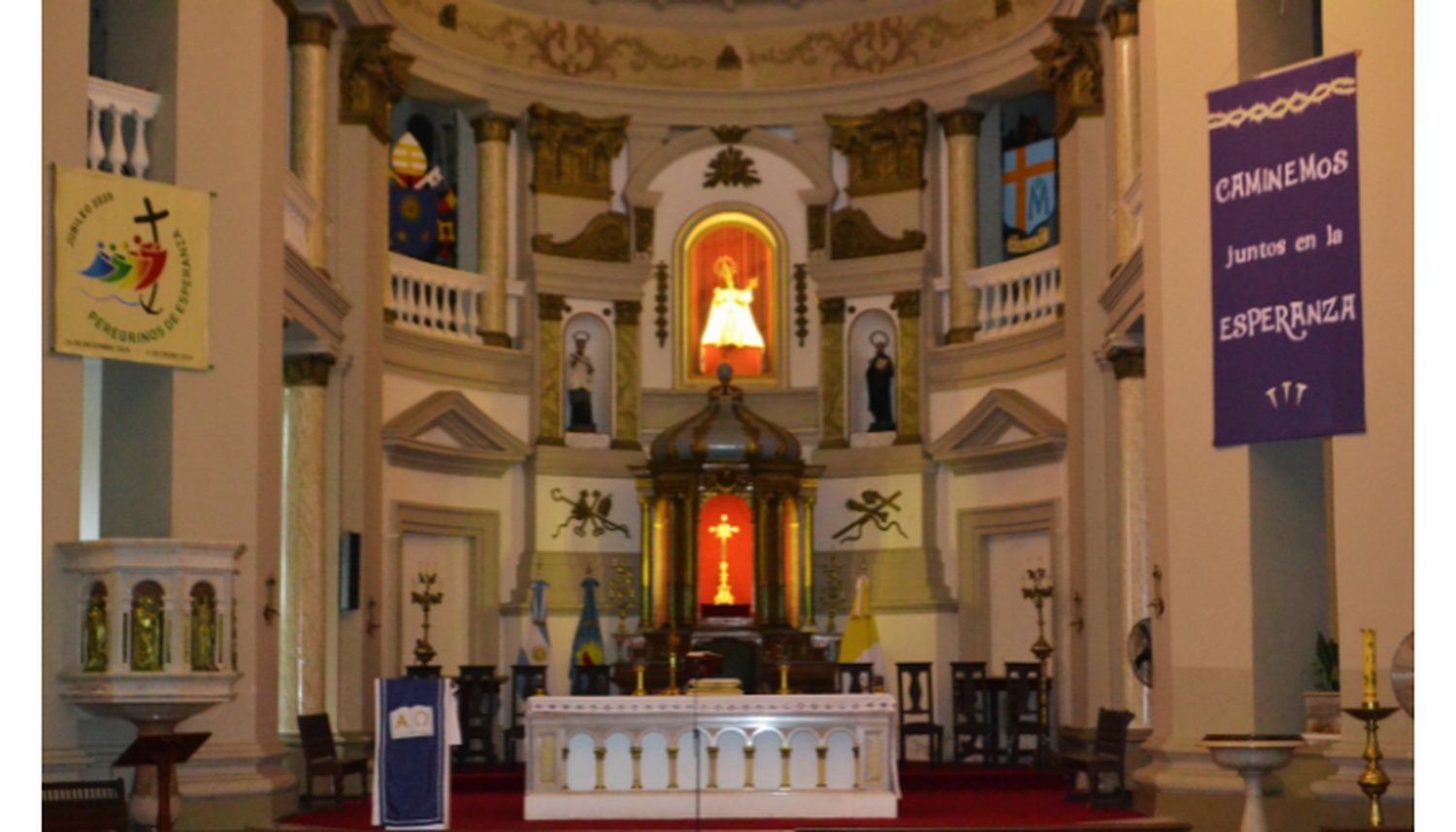 Siguen los trabajos de refacción de la parroquia del Socorro y se prepara la fiesta de proclamación