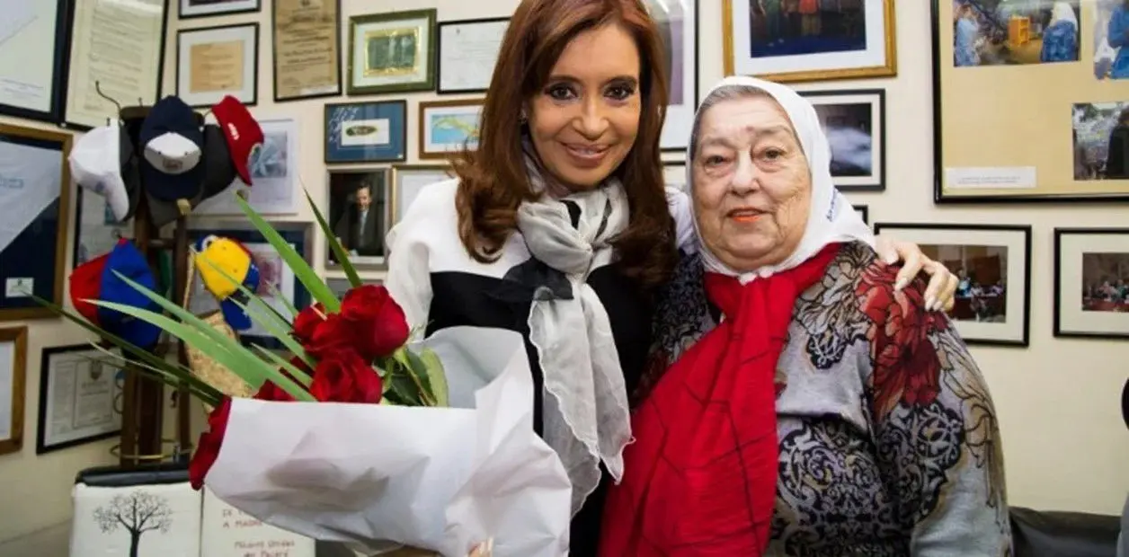 El adiós de Cristina Kirchner a Hebe de Bonafini: "Simplemente gracias y hasta siempre"