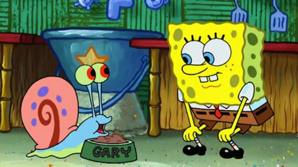 Furor por “Gary”: la mascota de Bob Esponja apareció en el streaming del Conicet