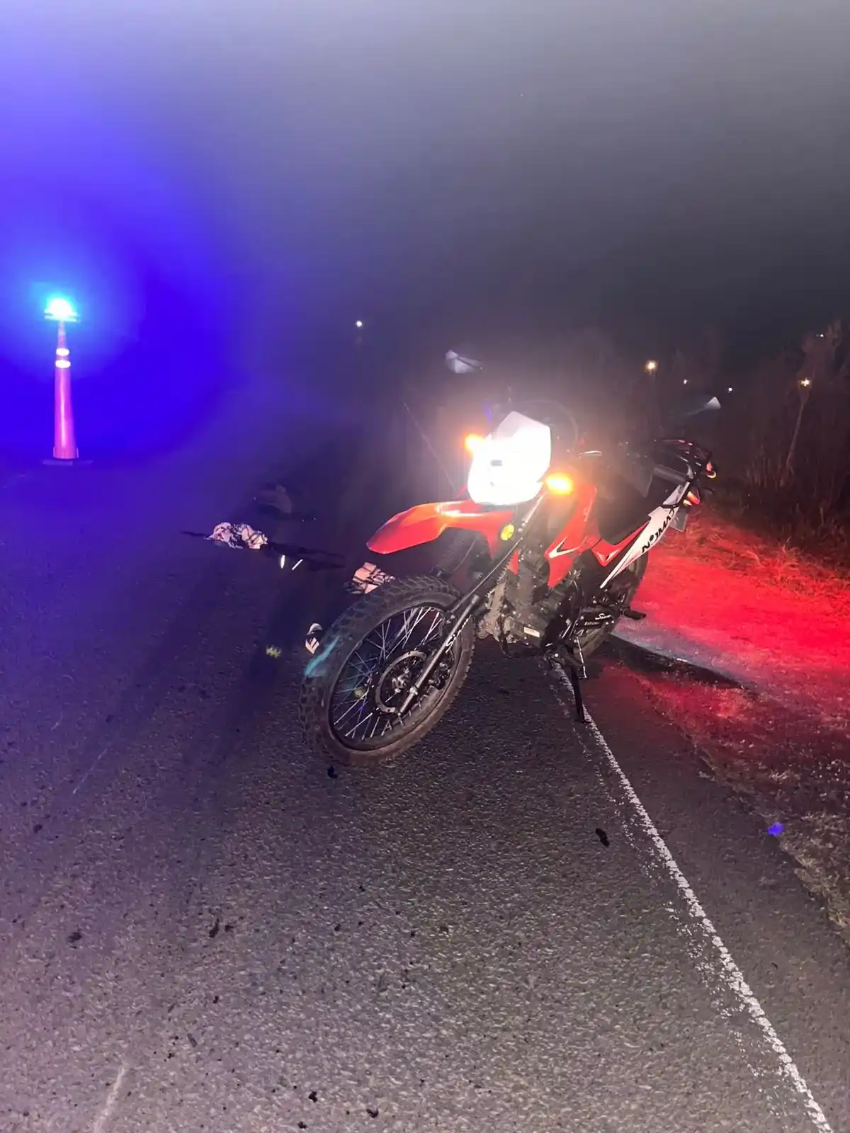 Una joven perdió la vida tras el despiste de una motocicleta en la Ruta Provincial 30.