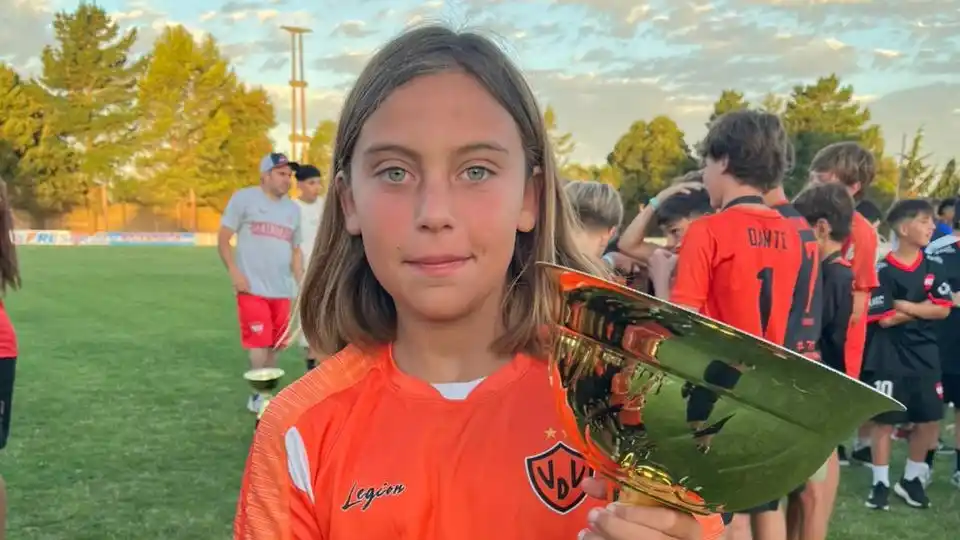 Isabella Alí, nacida en 2015, fue seleccionada por River Plate