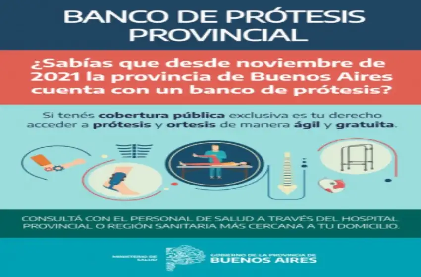 Salud creó el primer Banco de Prótesis y Órtesis de la Provincia