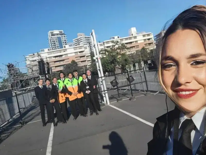 Carla Rodríguez trabaja hace años en seguridad de eventos y decidió realizar la capacitación municipal.