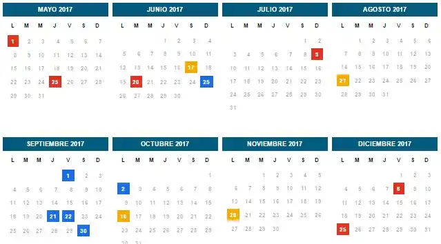 Feriados: ¿Cuándo es el próximo?