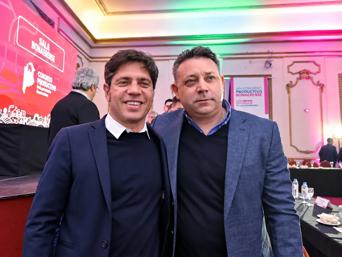 Axel Kicillof y Ernesto Povilaitis