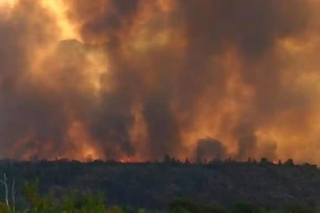 Por el avance del fuego, el intendente de El Bolsón pide refuerzos