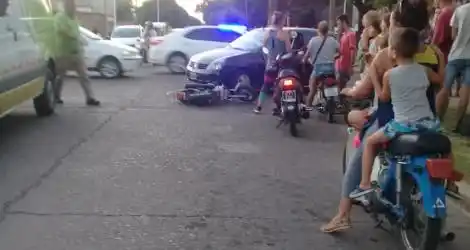 Otro accidente de moto