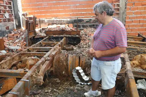 El Verde después del fuego: “Tratamos de ser optimistas y salir adelante”