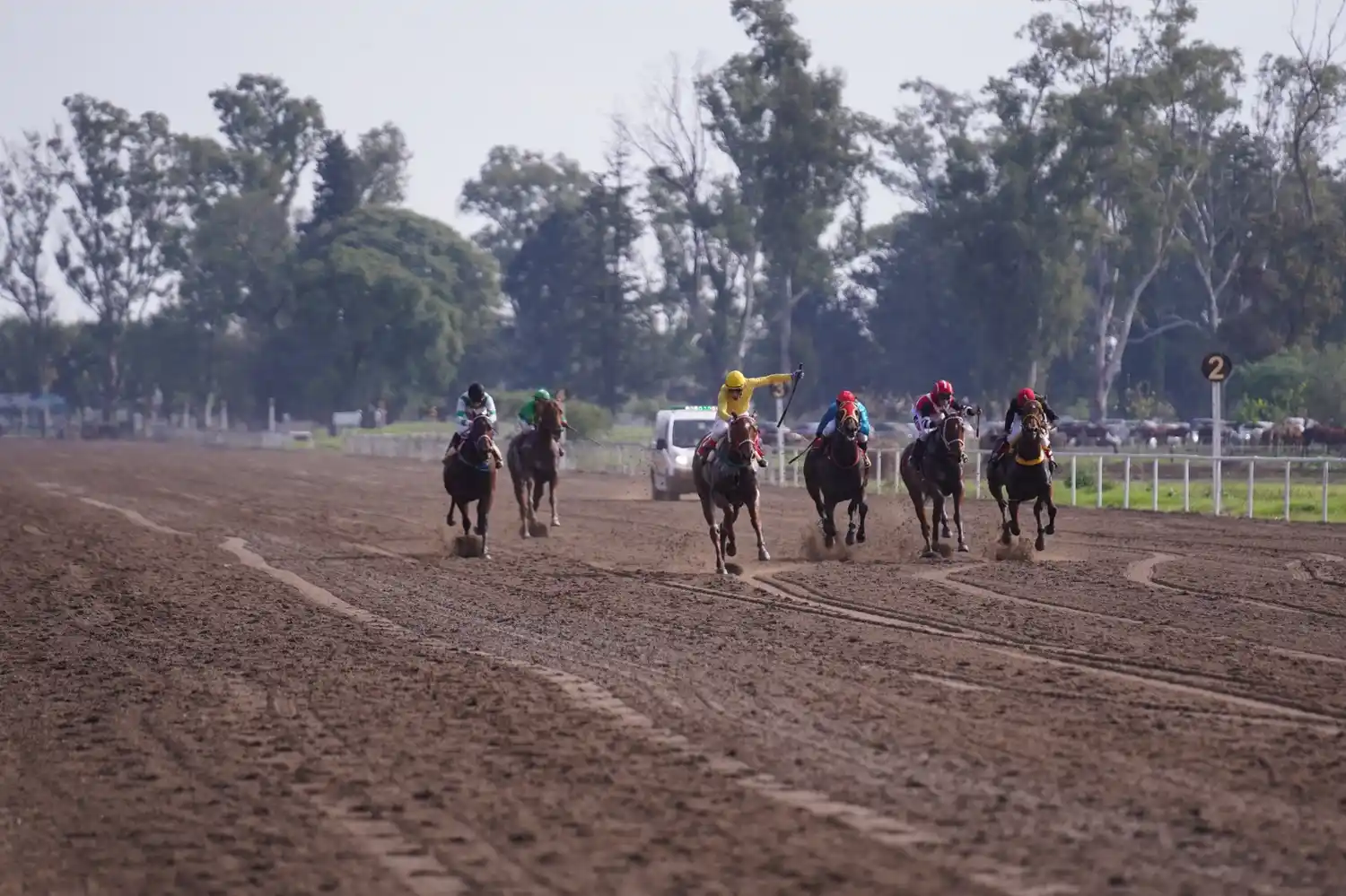La tradicional recta del "Boero" no tendrá acción este domingo.