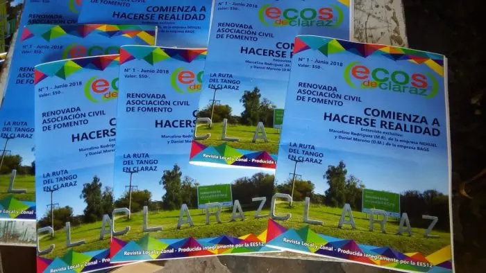 Chicos de Claraz publicaron una revista estudiantil