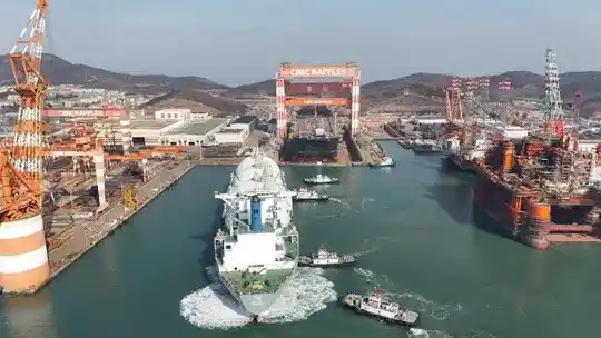 El astillero MKII se está construyendo actualmente en China.