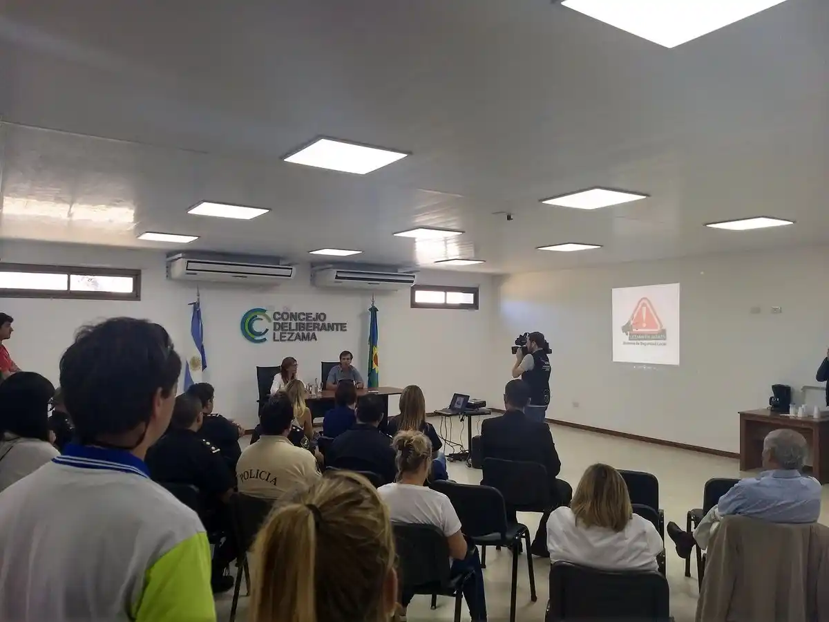 Presentaron el sistema de seguridad "Lezama Alerta": "El objetivo es sentirnos más seguros"