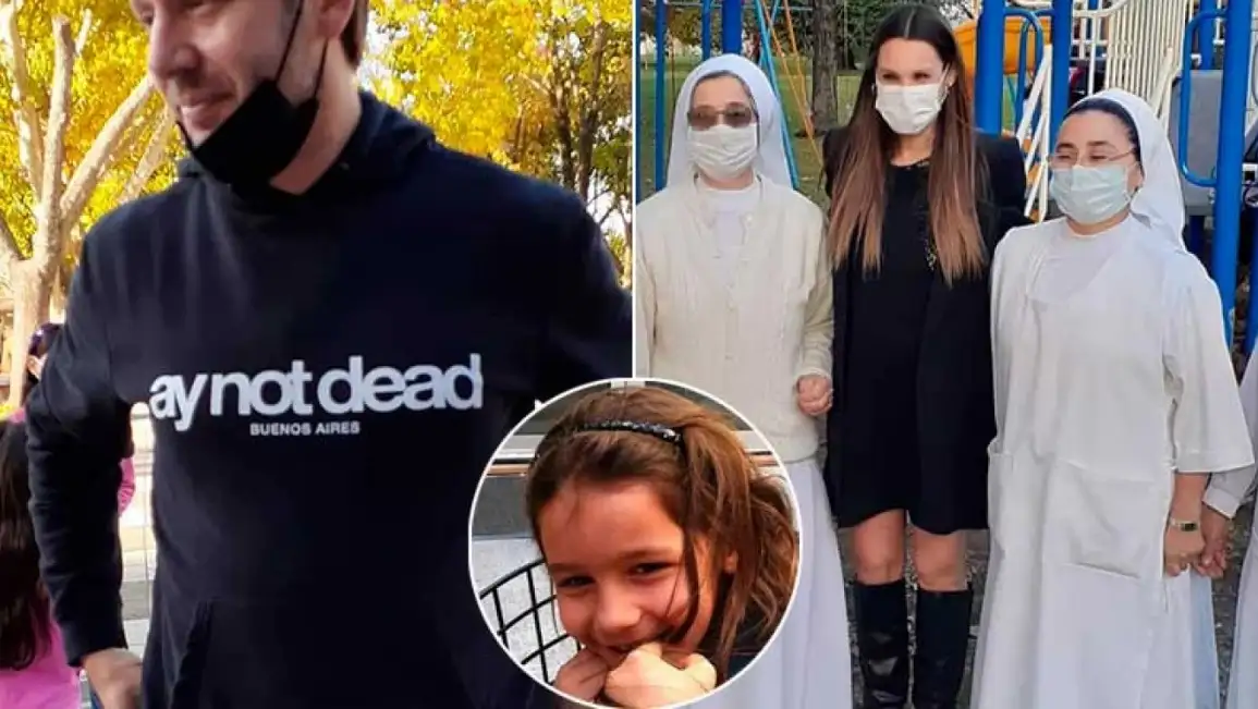  Vicuña acompañó a Pampita y sus hijos en el homenaje a Blanca