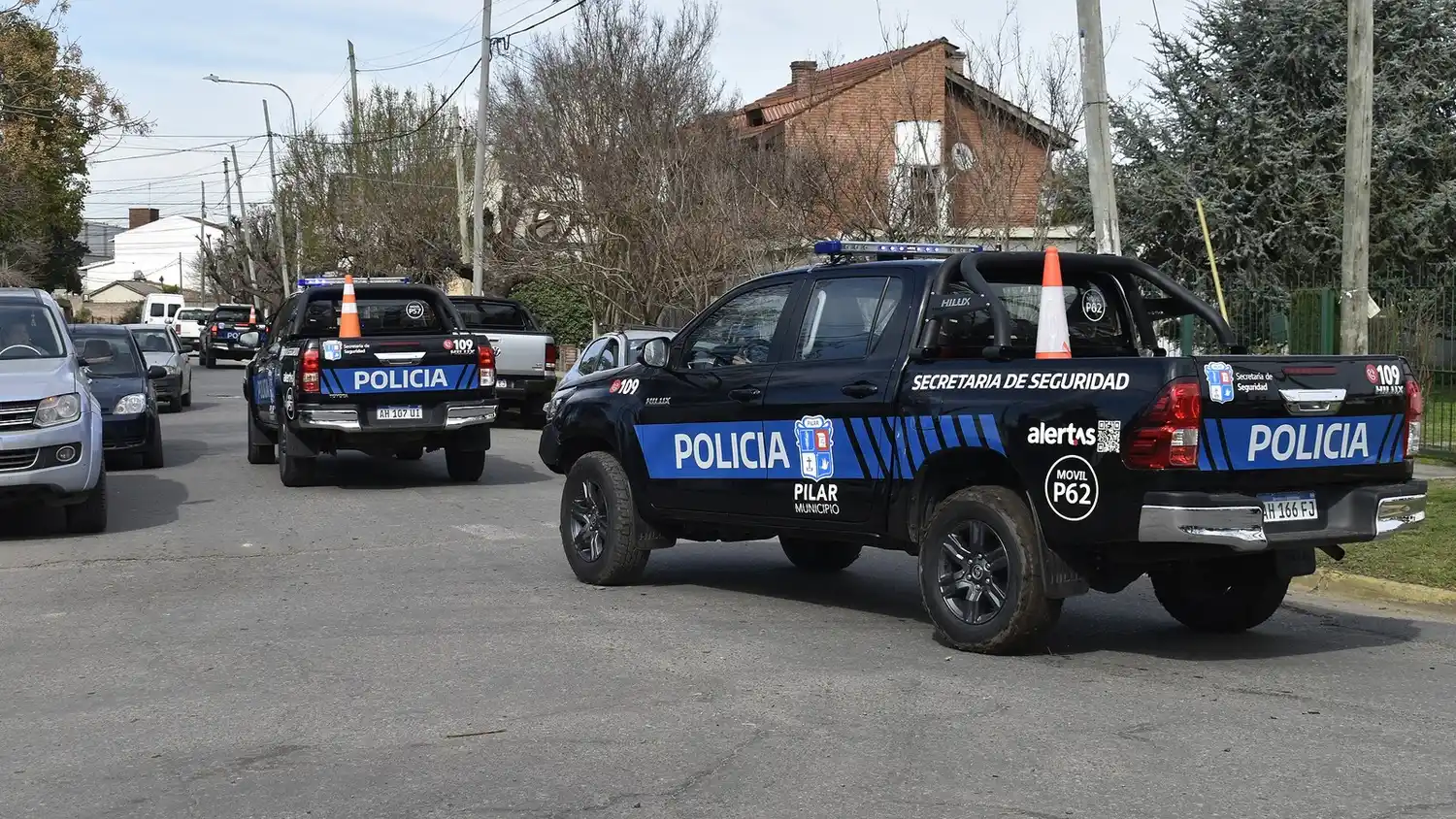 En total se montaron 14 operativos en todo el distrito.