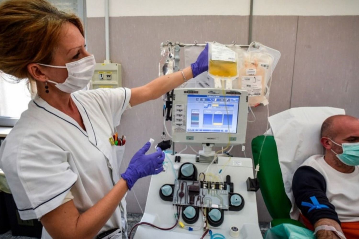 Un gualeguaychuense con covid recibió el tratamiento con plasma convaleciente 