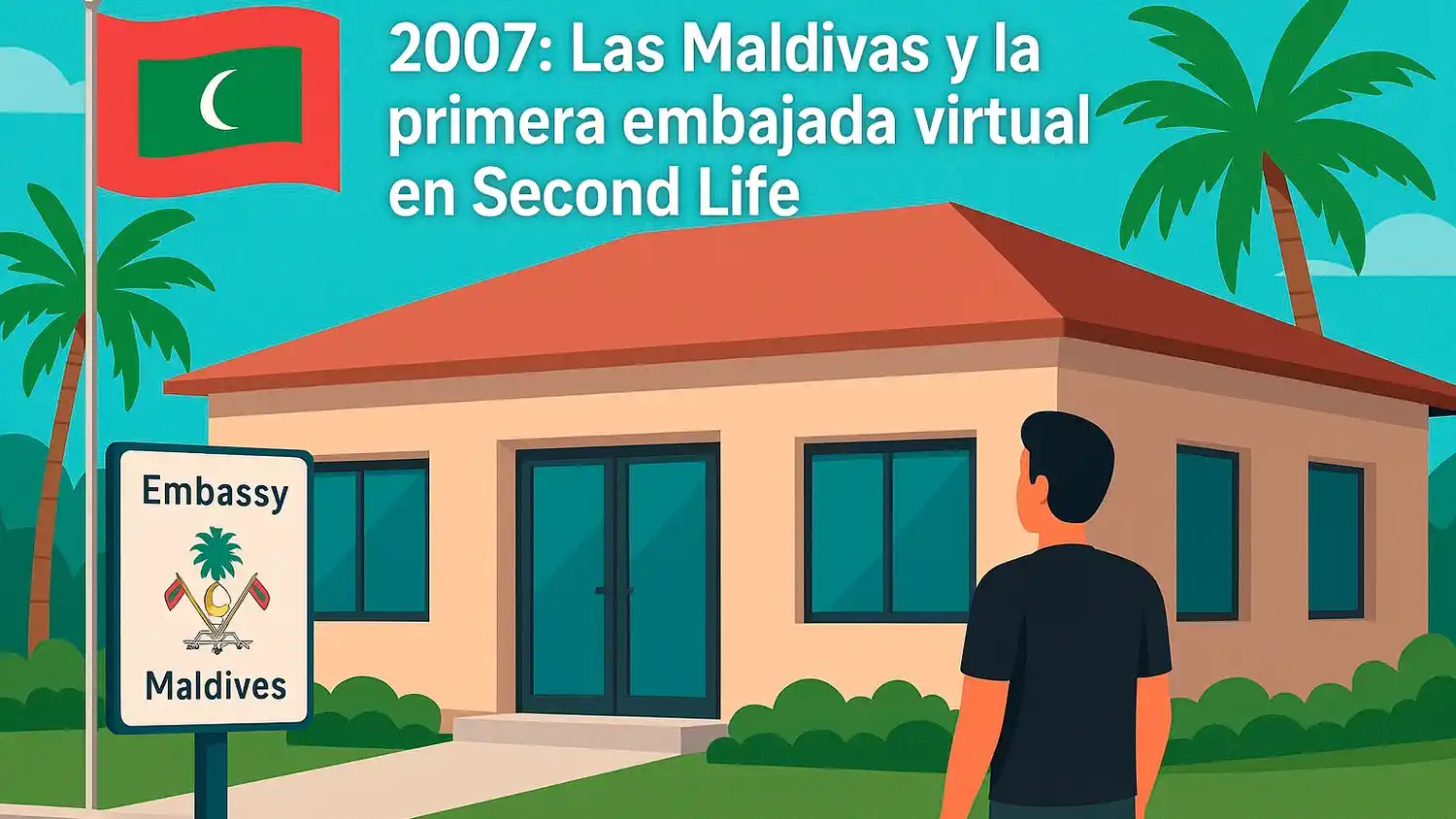 Las Maldivas y la primera embajada virtual en Second Life