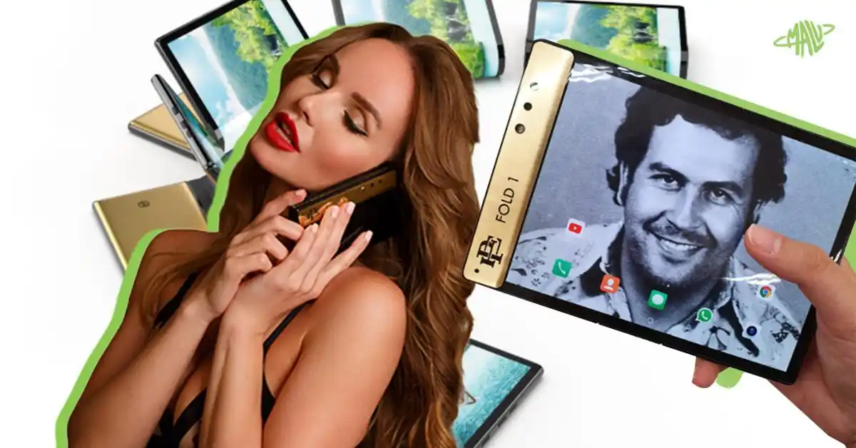 Es hermano de Pablo Escobar, lanzó un smartphone plegable y quiere "reventar" el mercado