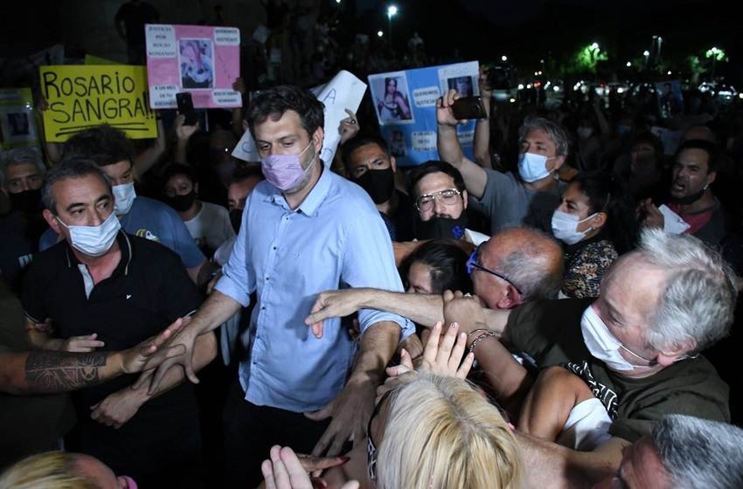 Fotos y videos: así fue la enardecida marcha por seguridad y justicia en el Monumento