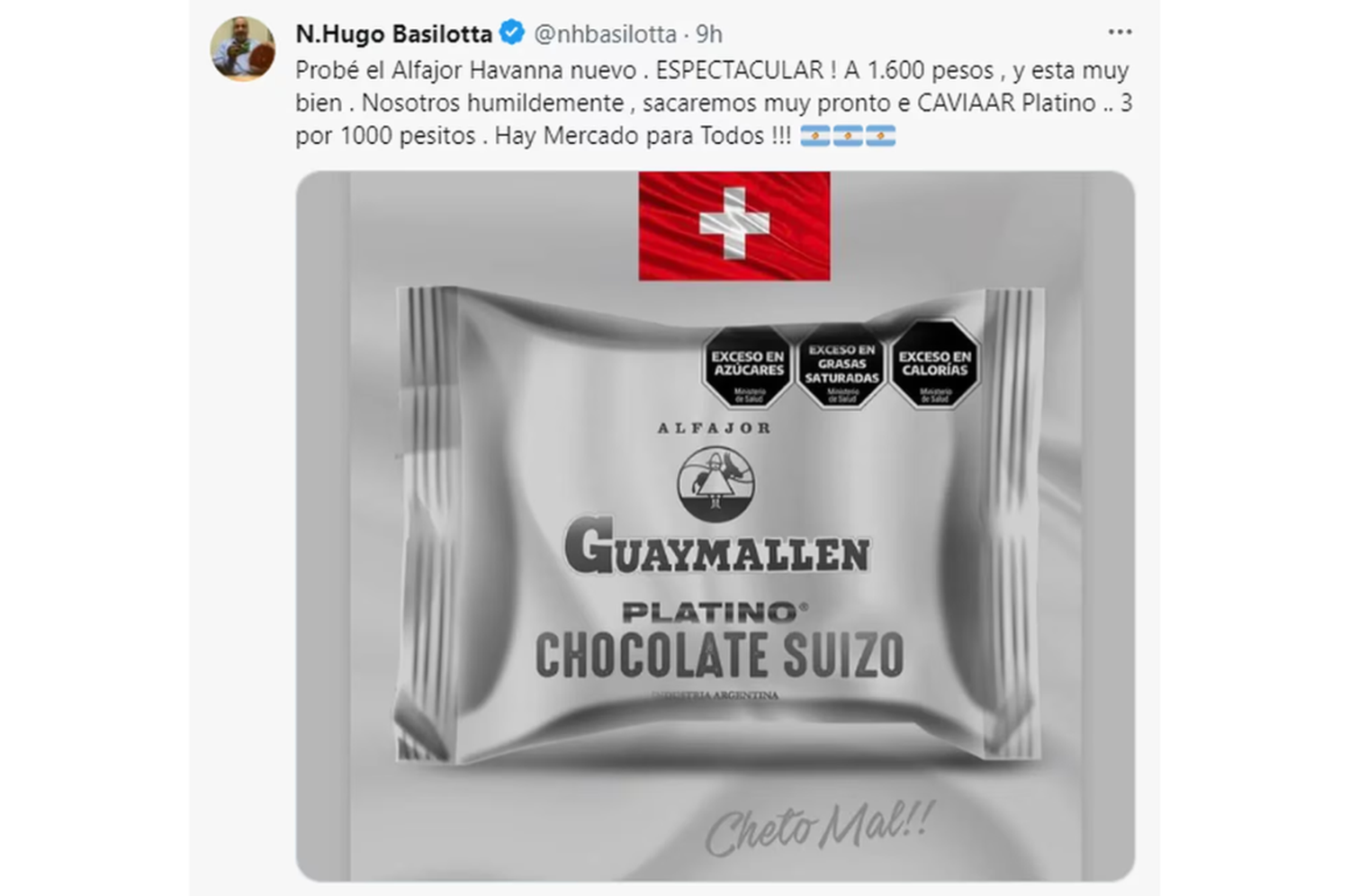 Alfajor twitter