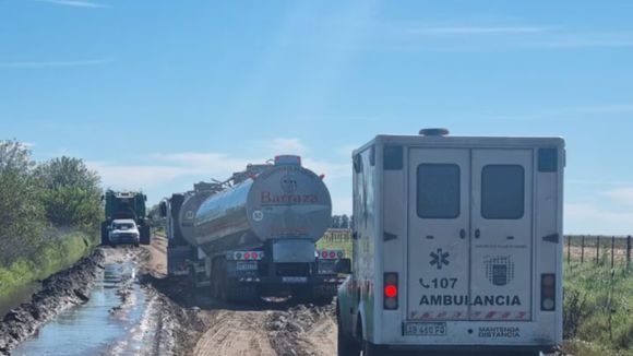 Campo bajo agua: Carlos Casares, entre las inundaciones y los caminos intransitables
