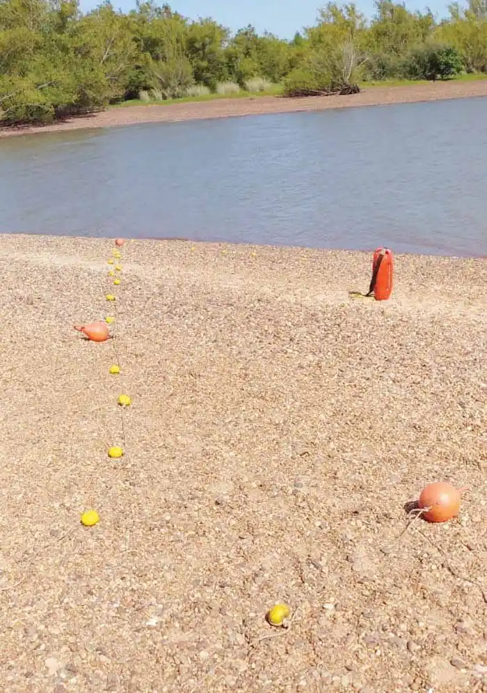 Sorprendente: el ladrón devolvió las boyas robadas en el Lago de Salto Grande