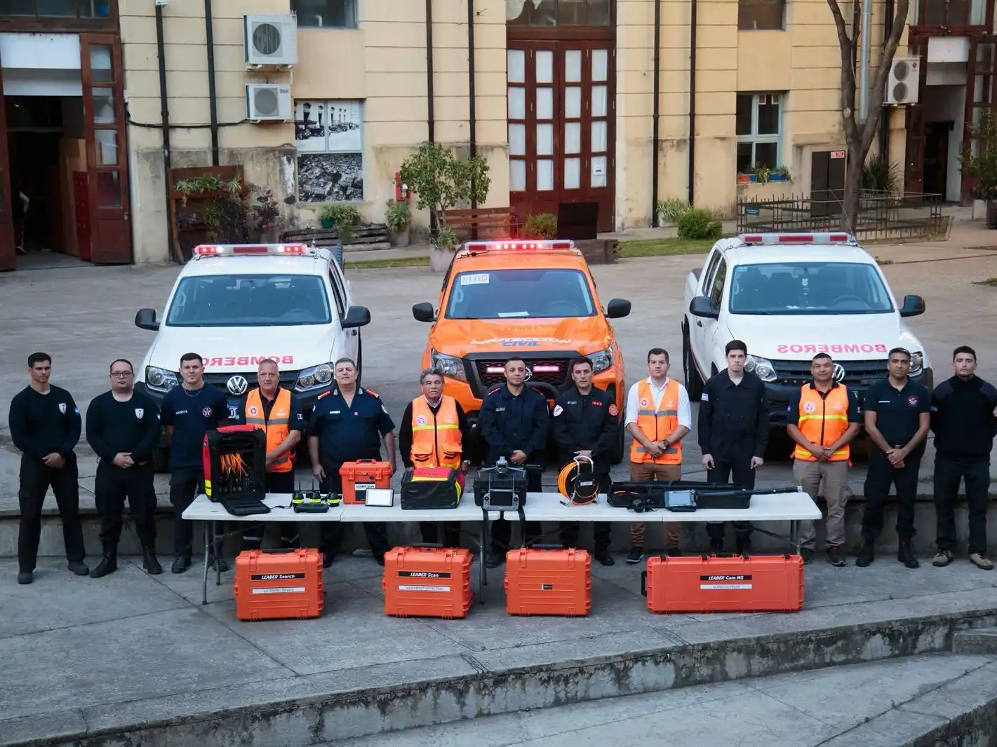El equipo de profesionales que viajarán a Chubut.