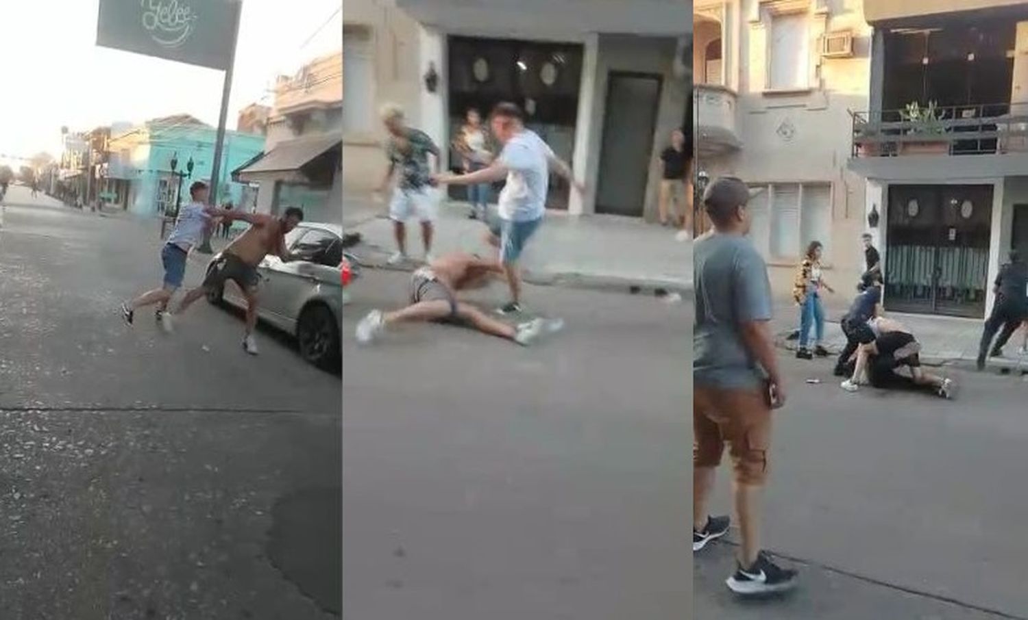 Video que muestra salvaje pelea en Balcarce y 25 de Mayo ya se hizo viral