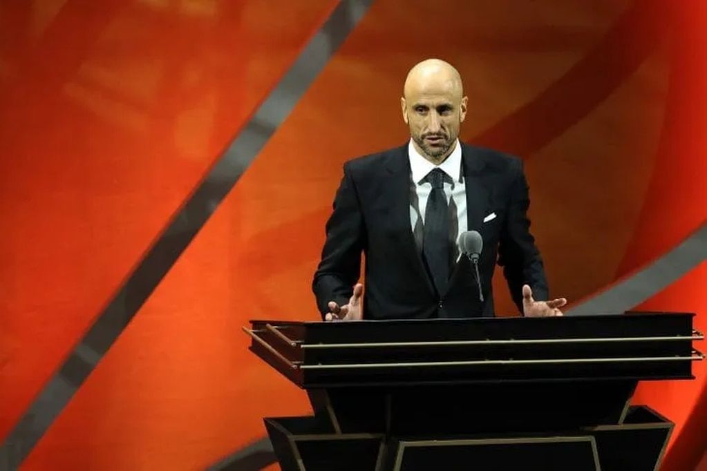 Manu Ginóbili, histórico: se convirtió en el primer argentino en ingresar al Salón de la Fama de la NBA