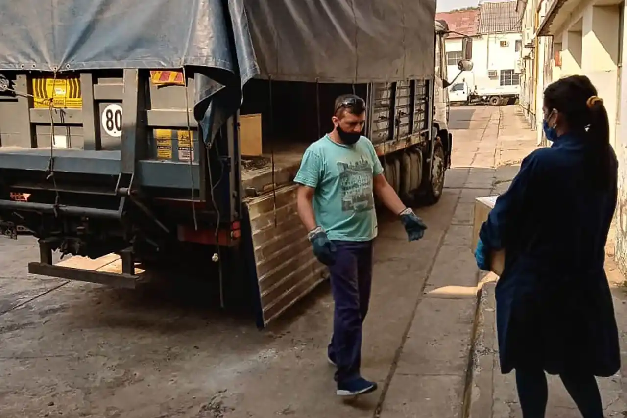 Vialidad Provincial realizo el primer retiro y entrega de residuos peligrosos