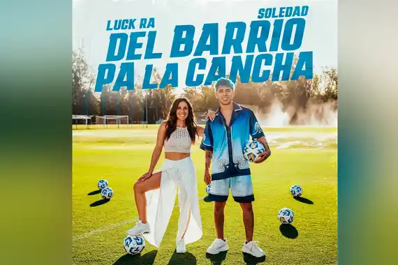 La Sole y Luck Ra unidos por el fútbol: interpretan la nueva canción de la Liga Profesional de la AFA