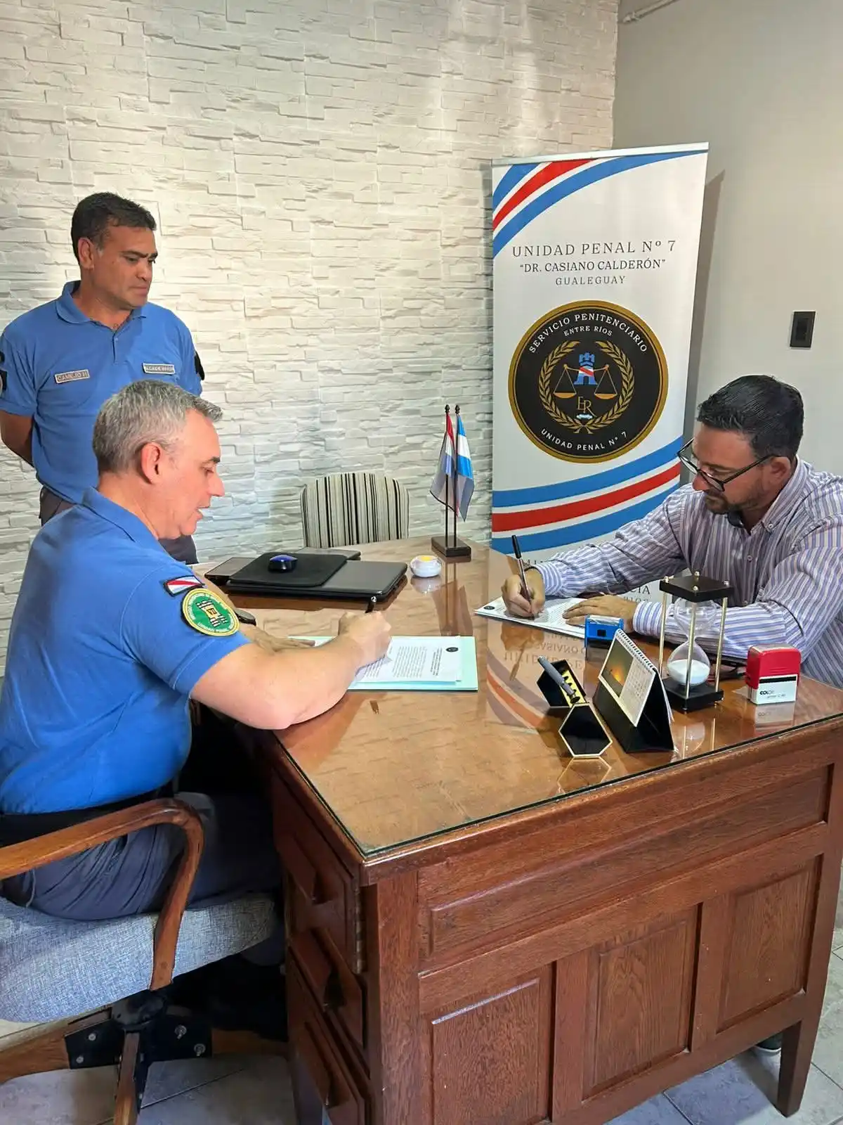 Convenio entre la UP7 y el Tiro Federal Gualeguay para trabajos de mejora en las instalaciones