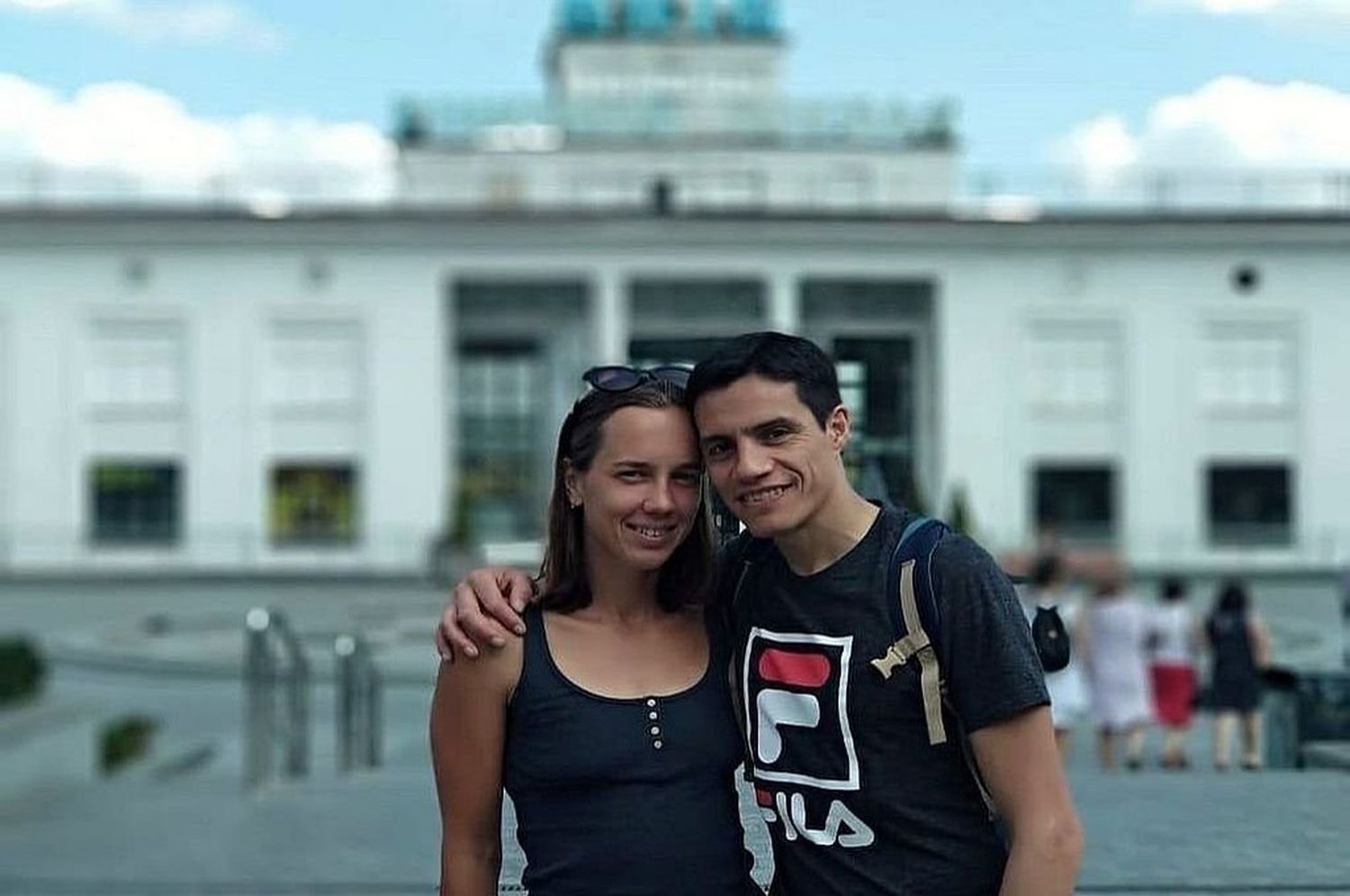 El drama de Dasha Fedchenko, la triatleta ucraniana que es pareja de un deportista entrerriano