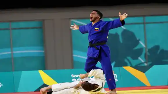 ¡ORO PARA VENEZUELA! El yudoca Willis García se impone en los Panamericanos Chile 2023
