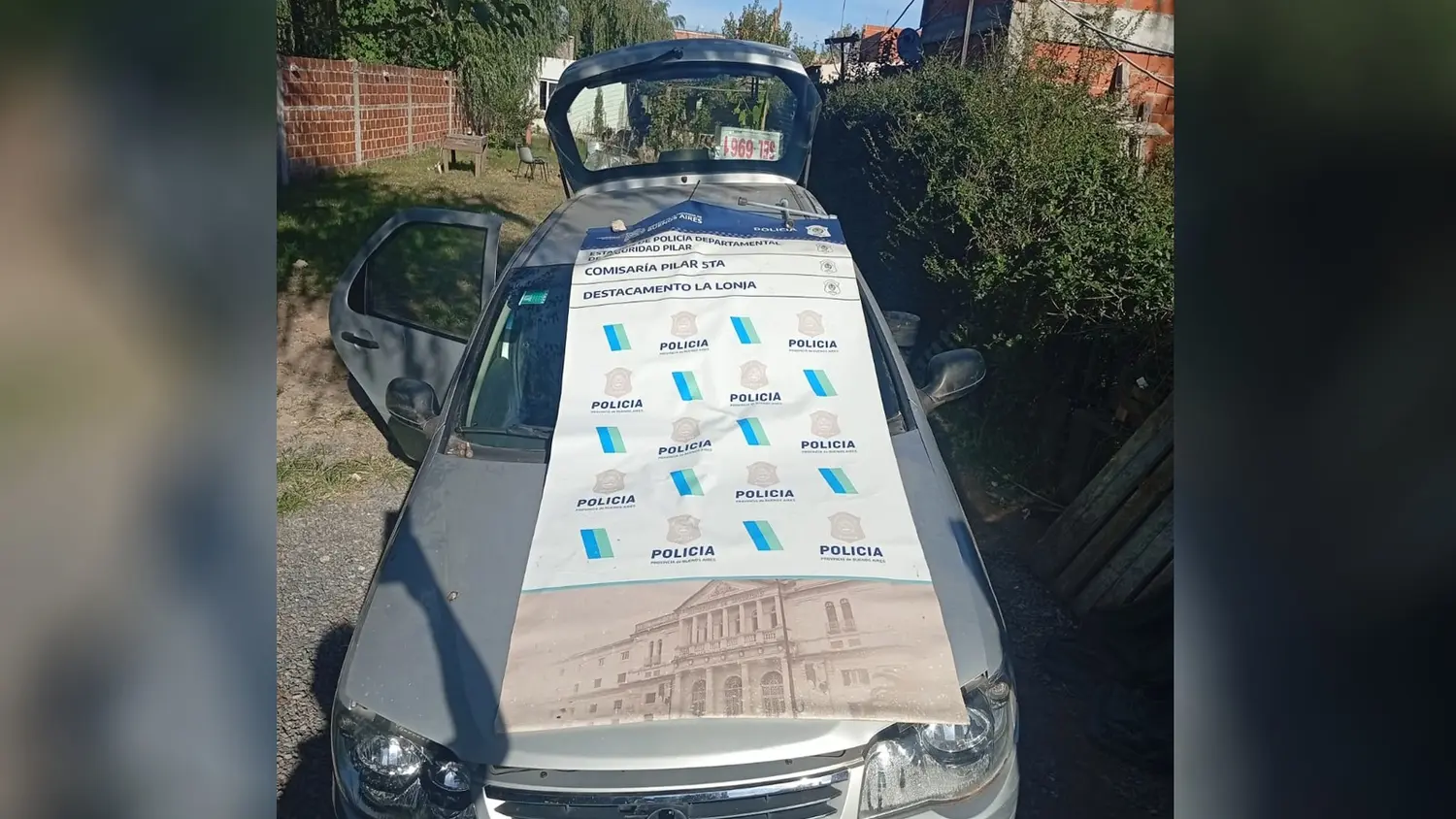 El vehículo terminó siendo incautado por efectivos policiales.
