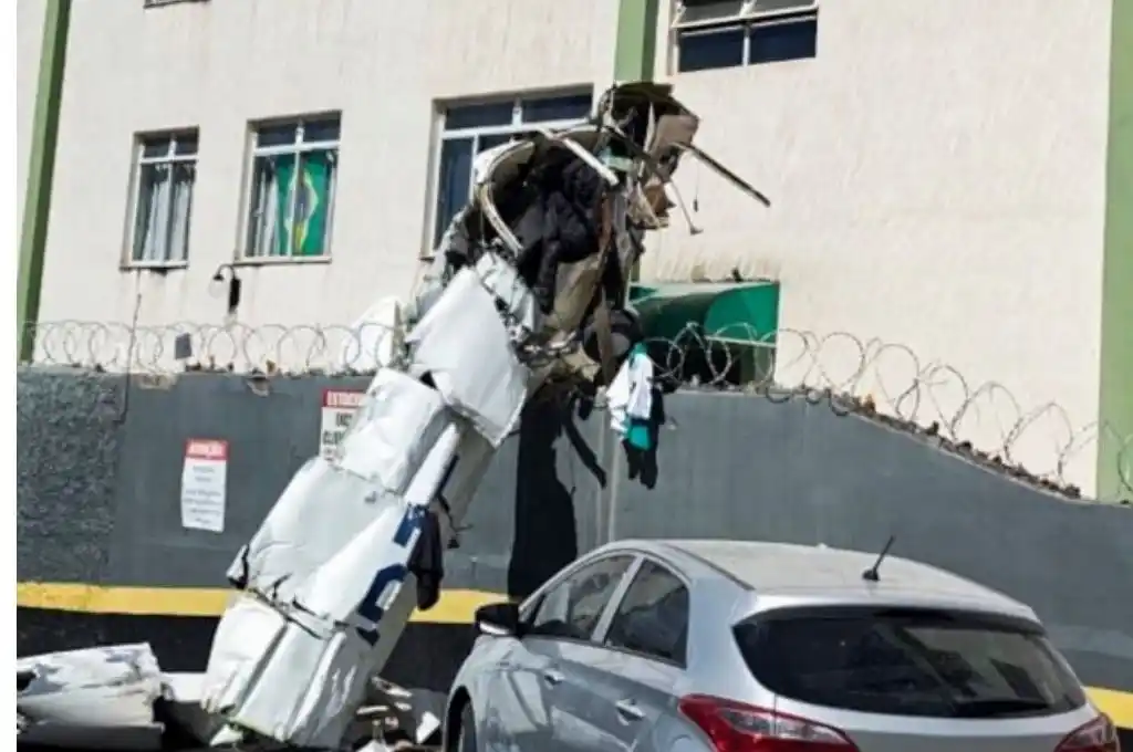 Una avioneta se estrelló en Belo Horizonte