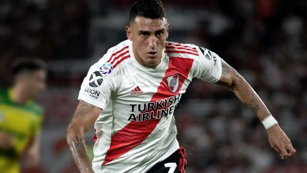 Matías Suárez se sumó a las prácticas de River