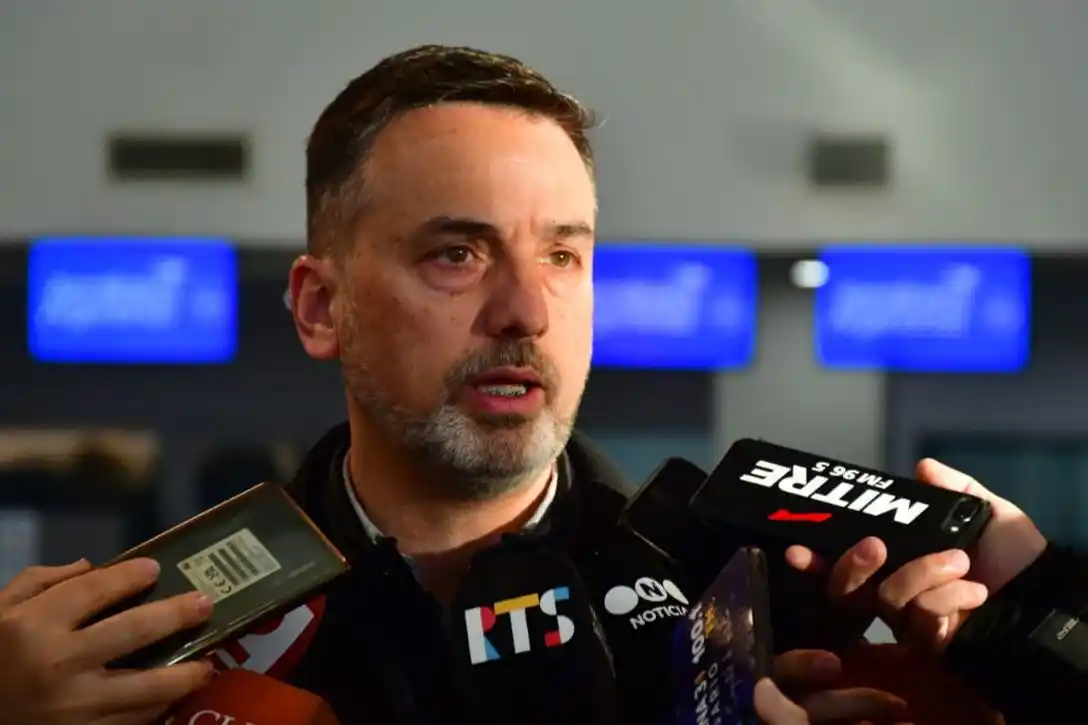 El presidente del directorio del Aeropuerto Internacional Rosario, Esteban Bretto.