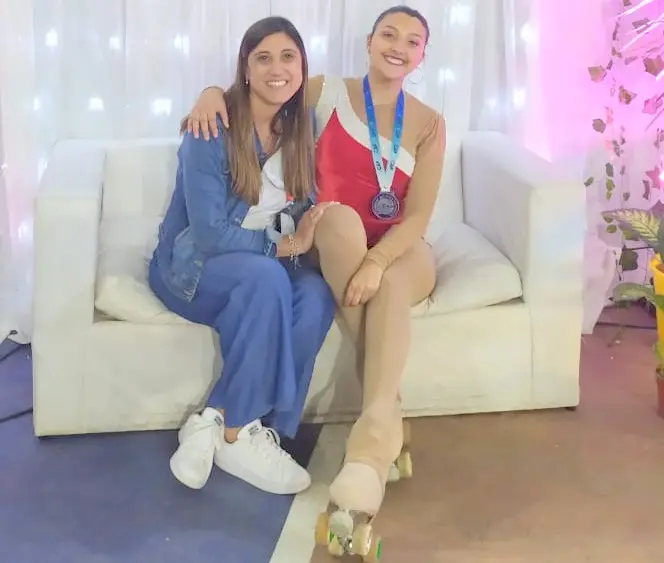 Brillante cuarto puesto en  Copa Nacional de patín artístico