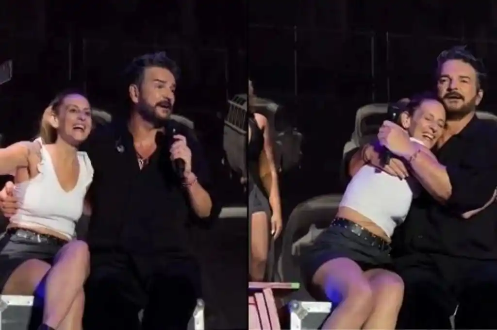 Ricardo Arjona junto a una fanática