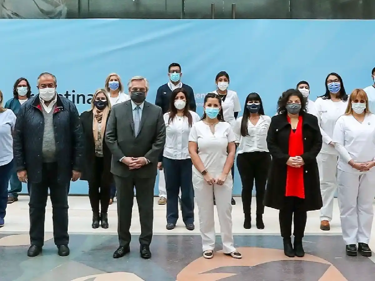 Alberto Fernández: "Los enfermeros no son empleados administrativos"