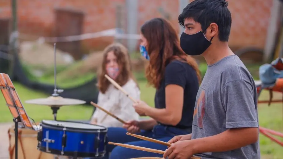 "En esta oportunidad estamos reforzando el área de aerófonos y percusión"