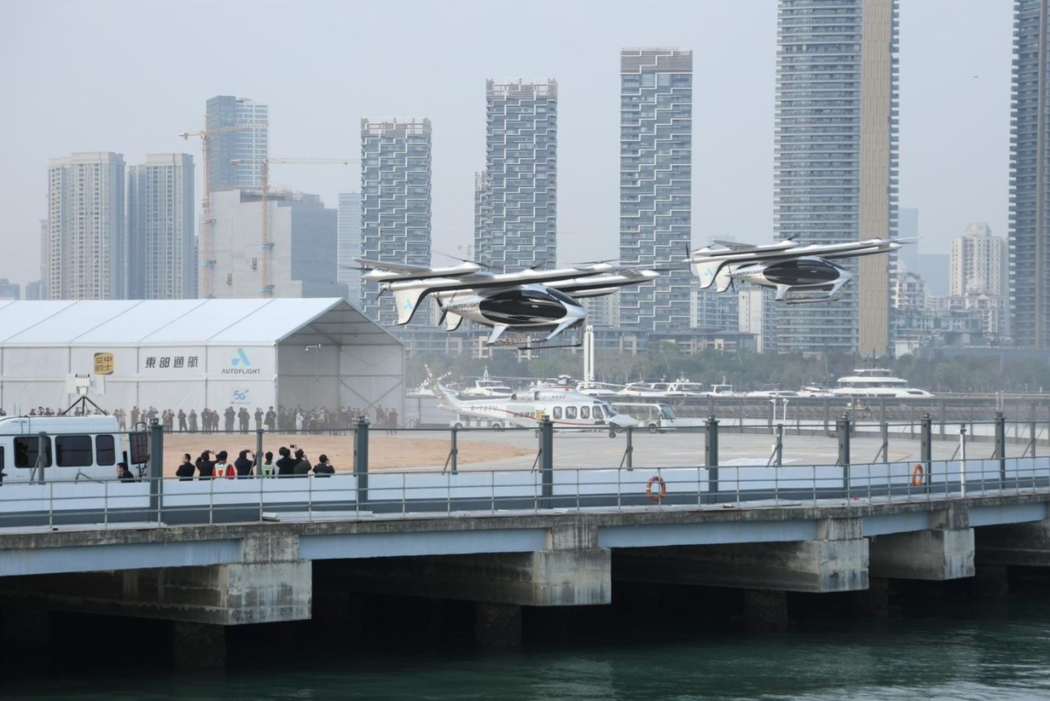 Por primera vez una aeronave eVTOL voló de manera autónoma entre dos ciudades