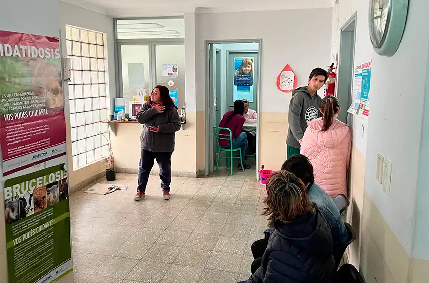 Posta sanitaria en San Agustín y Los Pinos