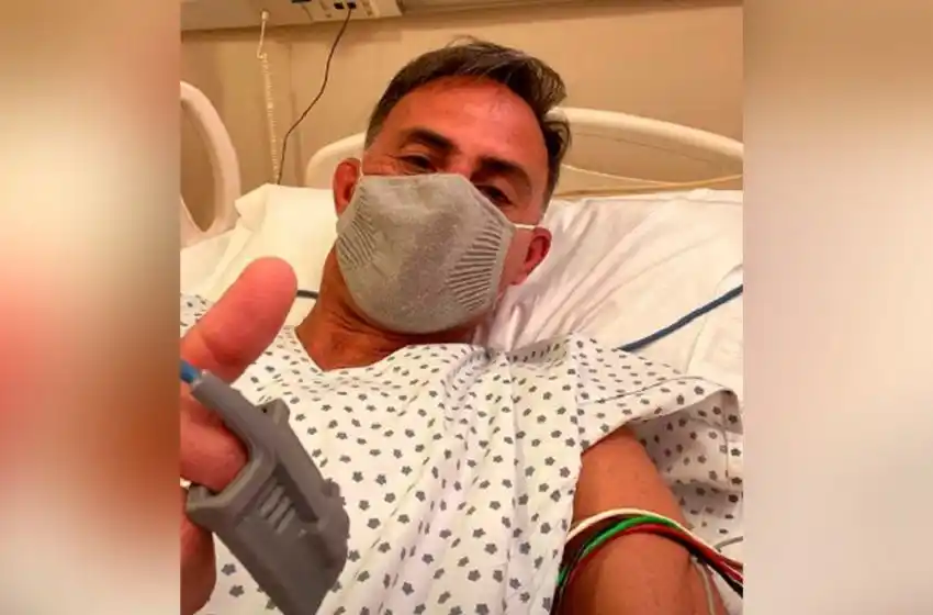 Internaron a Diego Latorre tras dar positivo de coronavirus