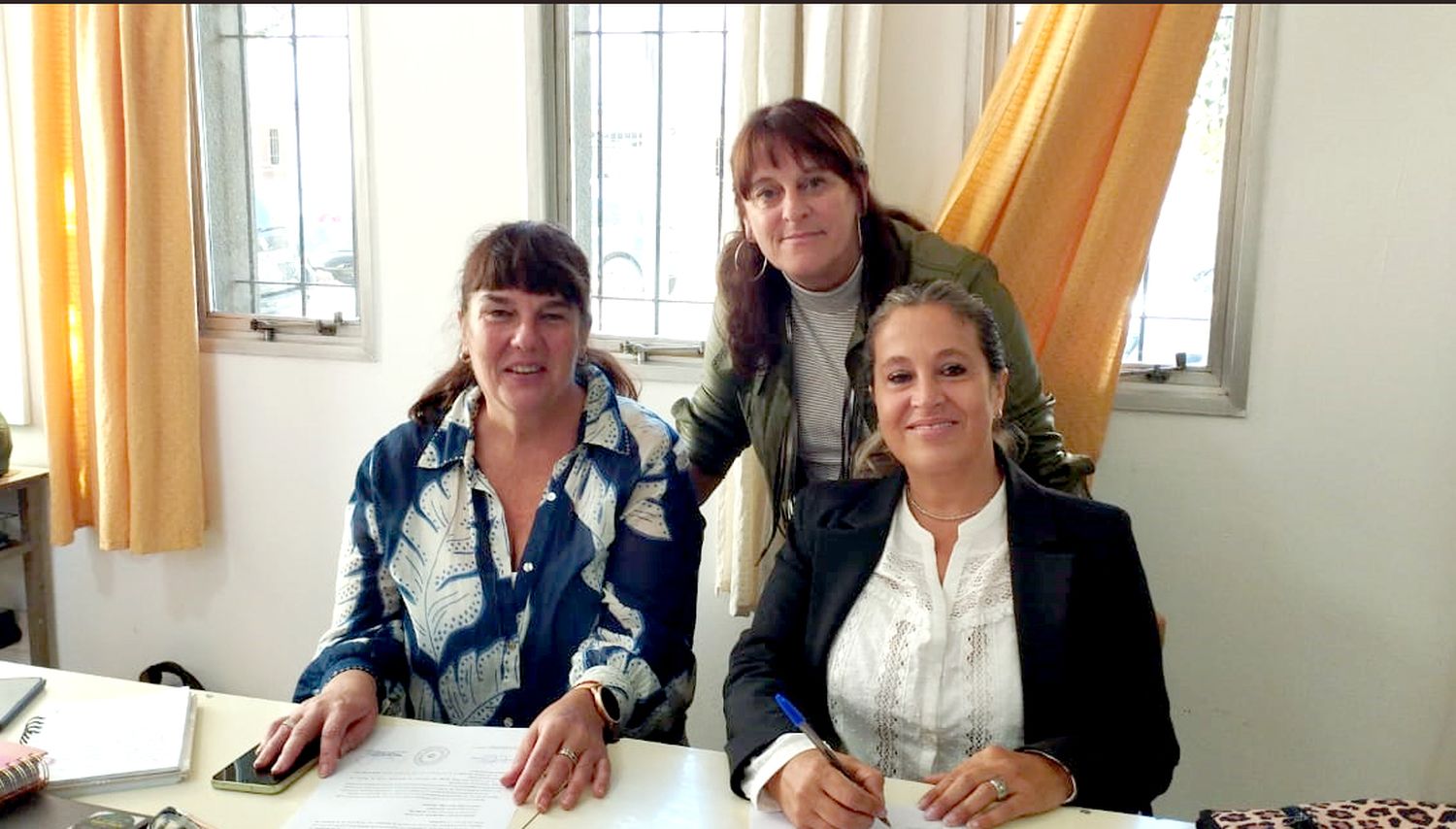 Con Ana Marincevic. Asumieron Guillermina Calafatich y María de los Ángeles Rojas