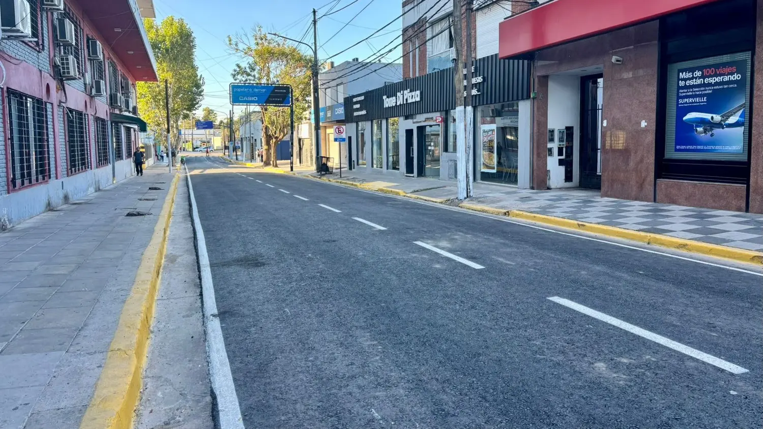 La calle fue reparada por el Municipio.