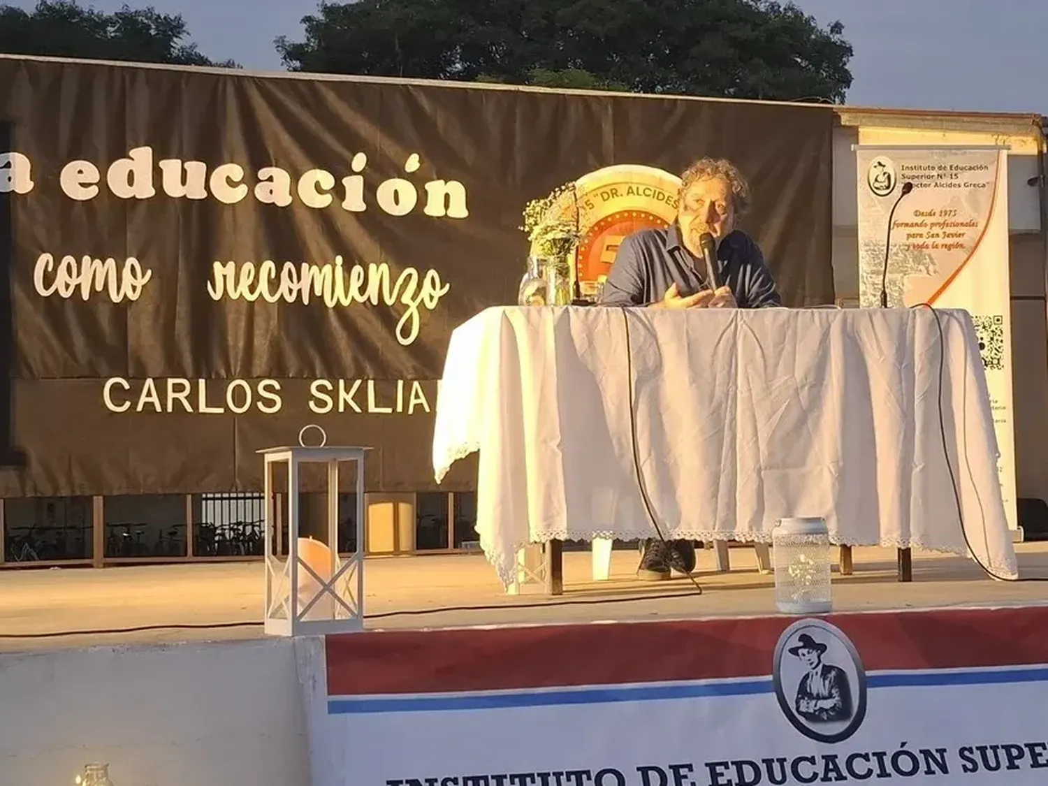 Carlos Skliar disertó en San Javier sobre educación e inclusión