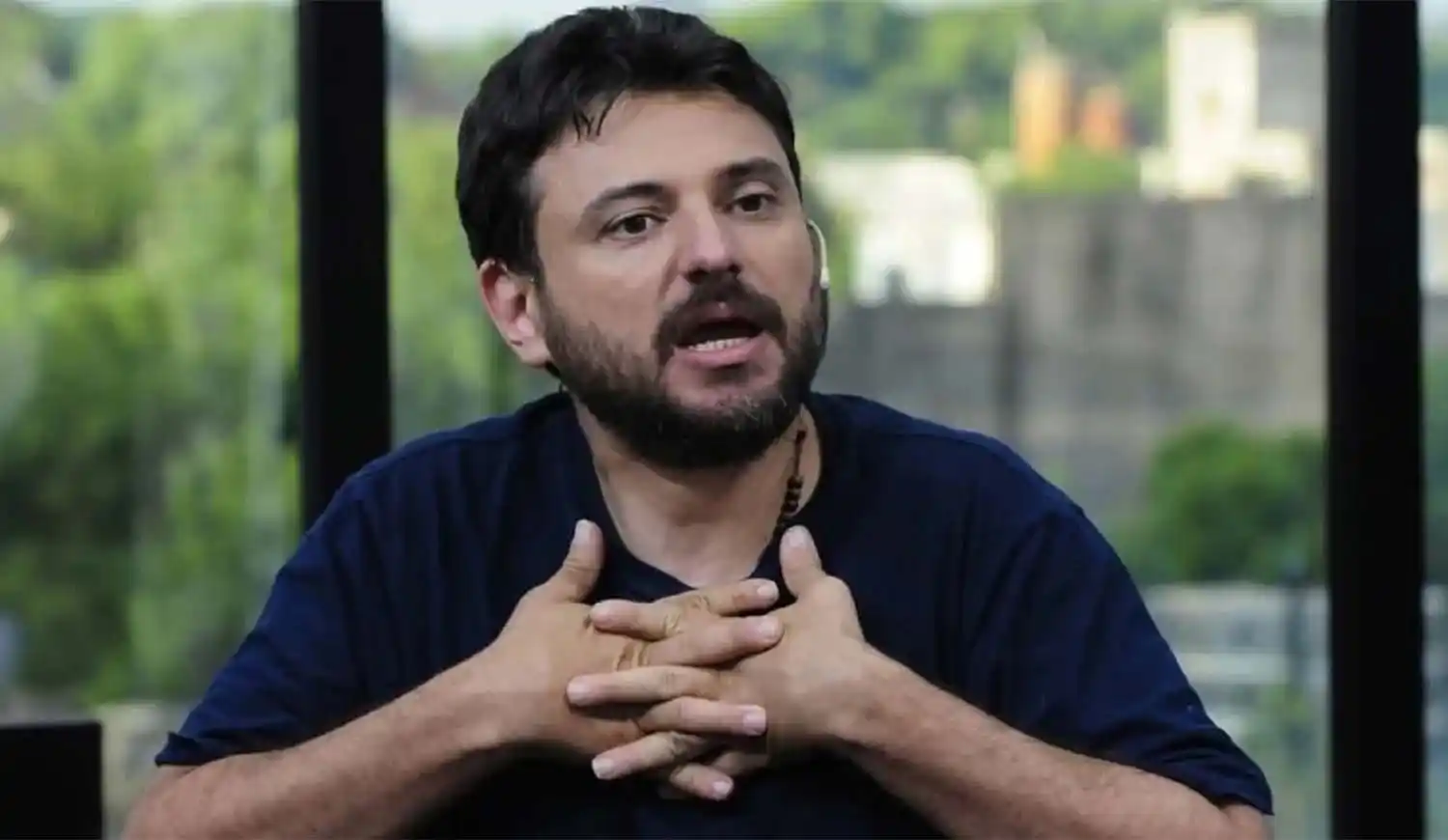 Juan Grabois viajó a Mar del Plata a presentar su último libro.